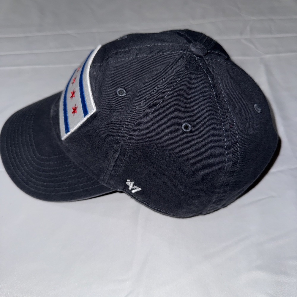 Chicago Flag '47 Brand Hat Clean Up Mens's OSFM Navy/Grey Cotton Streetwear - Picture 4 of 8